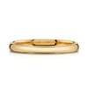 Classic Dome Polished Band in 14k Yellow Gold (2mm)