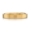 Flat Brushed Band in 14k Yellow Gold (3mm)