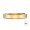 Flat Polished Band in 18k Yellow Gold (3mm)