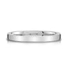 Flat Polished Band in Platinum (2mm)