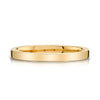 Flat Polished Band in 14k Yellow Gold (2mm)