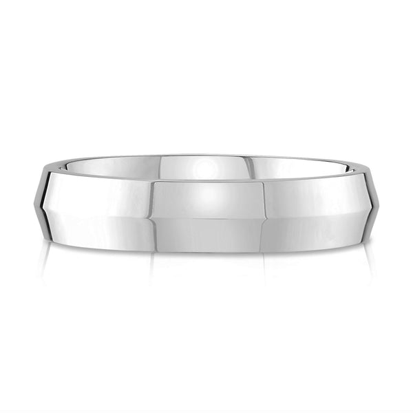 Knife Edge Polished Band in Platinum (5mm)