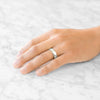 Low Dome Polished Band in 14k Champagne Gold (6mm)