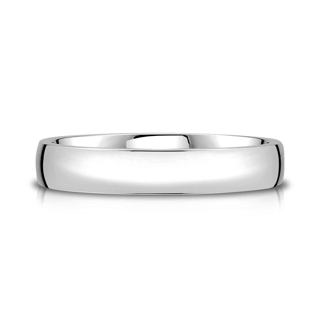 Low Dome Polished Band in Platinum (4mm)