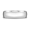 Low Dome Polished Band in Platinum (6mm)