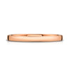 Low Dome Polished Band in 14k Rose Gold (2mm)