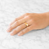 Low Dome Polished Band in 14k Rose Gold (8mm)