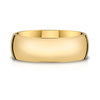 Low Dome Polished Band in 14k Yellow Gold (8mm)